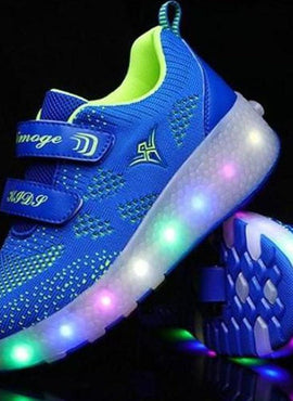 New Pink Kids Shoes LED Lights Shoes Children Roller Skate Sneakers with  Wheels Glowing LED Light up for Girls Running Shoes - China Children's Shoes  and Kids Shoes Light price