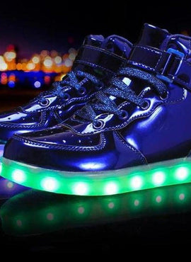 Nike high top light up outlet shoes