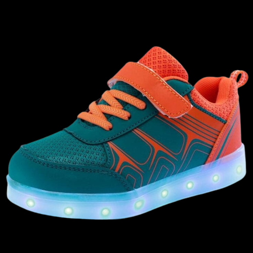 Usb charging sale led shoes