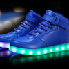 Gold Led Shoes High Top With Remote | Golden Light Up Shoes For Men And Women | Led Shoes For Kids And Adults | ledlegs.