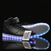 Gold Led Shoes High Top With Remote | Golden Light Up Shoes For Men And Women | Led Shoes For Kids And Adults | ledlegs.