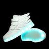 Led Shoes With Flying Straps For Kids - White  | Kids Led Light Shoes  | Led Light Shoes For Girls & Boys | ledlegs.